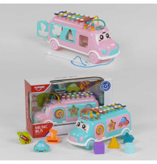 Машина логічна НЕ 8019 (48/2) з ксилофоном, 2 кольори, в коробці