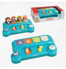 Музична гра BY 303 (24/2) мелодії, звуки тварин, тріскачка, інструкція, в коробці