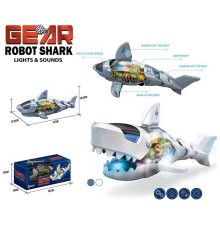 Акула S 1 A (72/2) підсвічування, мелодія, колесо вільного ходу, рухомі шестерні, в коробці