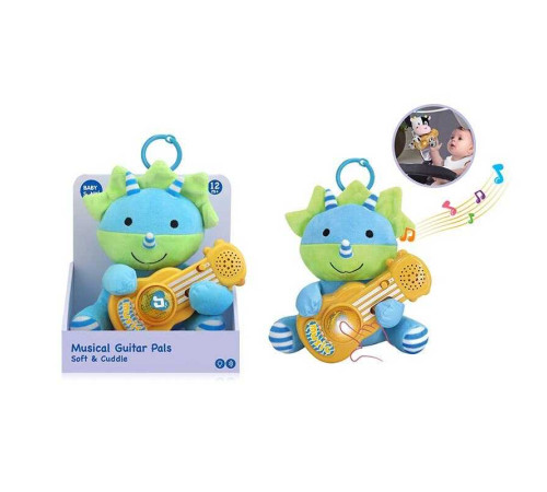 Музична іграшка 1948-4 (36) тваринка рухає лапкою, підсвічування, мелодії, кільце-фіксатор, в коробці