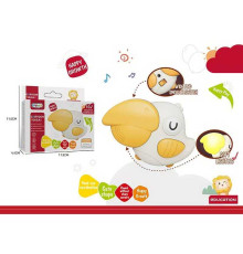 Музична іграшка 368-37 (288) "Тукан", пташка, розмір: 11х3.5х7.5 см, підсвічування, мелодії, кільце - кріплення, в коробці