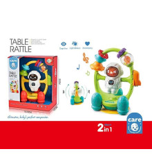 Музична іграшка 503-14 (48/2) "Космонавт", підсвічування, звук, пальчикові ігри, брязкальце, в коробці