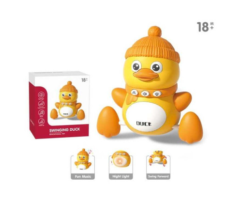 Каченя музичне YL 503 (48) ходить, мелодії, підсвічування, режими гучності, в коробці