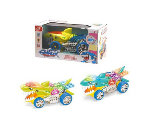 Музична акула HD 990 (60) 2 кольори, мелодії, підсвічування, колесо вільного руху, рухає щелепою, в коробці