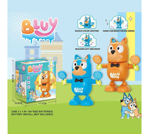 Музична іграшка QF 07-17 (72/2) 2 види, підсвічується, музика, танцює, аксесуари, має 2 режими, на батарейках, в коробці