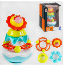 Пірамідка 2106 (24/2) "Левеня", автоматичне обертання, звуки, мелодіїї, англійське озвучування, в коробці