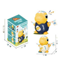 Динозаврик 2323 (108/2) 2 види, музика, підсвічування, колесо вільного ходу, в коробці