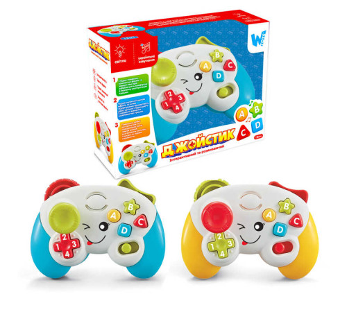 Розвиваючий джойстик 63566 (72/2) "WToys", 2 кольори, ОЗВУЧУВАННЯ УКРАЇНСЬКОЮ МОВОЮ, 8 пісень, 4 казки, мелодії, цифри, геометричні форми, підсвічування, в коробці – в наличии! Купите сейчас у KAZKOVA Розвиваючий джойстик 63566 (72/2) "WToys", 2 кольори, ОЗВУЧУВАННЯ УКРАЇНСЬКОЮ МОВОЮ, 8 пісень, 4 казки, мелодії, цифри, геометричні форми, підсвічування, в коробці – в наличии! Купите сейчас у KAZKOVA