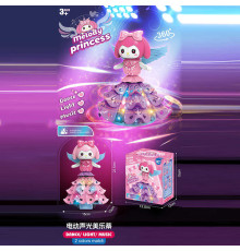 Музична іграшка XD 8 C (96) 2 кольори, мелодія, підсвічування, колесо вільного ходу, проєкція, в коробці