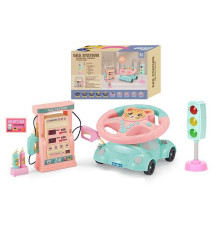 Кермо 2192 E-47 Штрих=91760 (24) ТИГРЕНЯ, світлофор, заправна станція, підсвічування, звук, мелодії, машина-підставка, в коробці