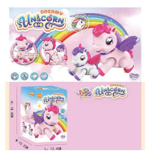 Конячка музична RS 9046 C (60/2) 2 кольори, на батарейках, підсвітка, музика, рухається, в коробці