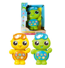 Черепашка розвивашка 26840 (72/2) “WToys”, ОЗВУЧУВАННЯ УКРАЇНСЬКОЮ МОВОЮ, підсвічування, звуки, тварини, пісні, казки, віршики, факти, в коробці