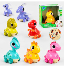 Каталка 6110 (24/2) 6 видів, "Hola", світло, звук, сенсорні кнопки, в коробці