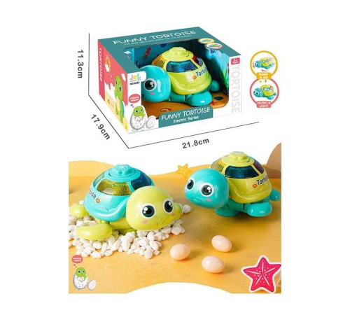 Черепашка 0622 (48/2) 2 кольори, світло, звук, в коробці