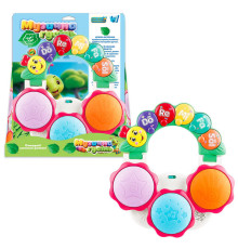 Музична гусінь 57839 (48/2) "WToys", ОЗВУЧ. УКРАЇНСЬКОЮ МОВОЮ, підсвічування, 6 пісень, 5 казок, цифри, піаніно, в коробці