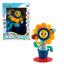 Дивоцвіт 96388 (12) "WToys", ОЗВУЧУВАННЯ УКРАЇНСЬКОЮ МОВОЮ, звуки, намистинки, тріскачка, на батарейках, тренажери для пальчиків, в коробці