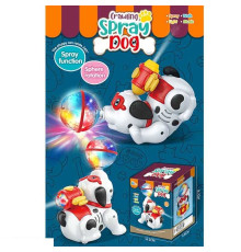 Песик музичний 3228 (60/2) підсвічування, музика, обертається на 360°, парогенератор, в коробці