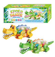 Крокодил 36195 (36) "WToys", 2 кольори, ОЗВУЧУВАННЯ УКРАЇНСЬКОЮ МОВОЮ, рухливі шестерні, рухається, пісня, підсвічування, в коробці
