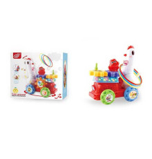 Музична курка HD 9060 (72) звук, підсвічування, колесо вільного ходу, шестерні, гра з кільцями, в коробці