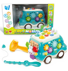 Диво-мобіль 16537 (24) "WToys", ОЗВУЧУВАННЯ УКРАЇНСЬКОЮ МОВОЮ, підсвічування, пісні, казки, спінер, шестерні, ксилофон, ноти, гра на швидкість реакції, в коробці