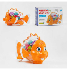 Рибка музична 33707 (72) "WToys", ОЗВУЧУВАННЯ УКРАЇНСЬКОЮ МОВОЮ, шестерні, пісня, підсвічування, автоматичний рух, в коробці