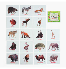 гр Картки міні (18 карток) "Дикі тварини" 9789669753670 (40) "Jumbi"