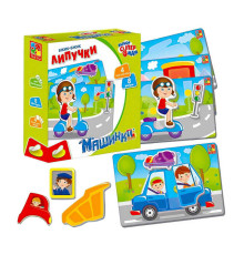 гр Гра з липучками "Машинки" - VT1302-21 / укр / (14) "Vladi Toys"