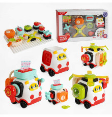 Бізіборд HE 8082 (12) 2 бізіборди, тріскачка, шестерні, брязкальце, пискавка, антистреси, в коробці