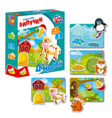 гр Гра з липучками "Будиночки" - VT 1302-24 / укр / (14) "Vladi Toys"