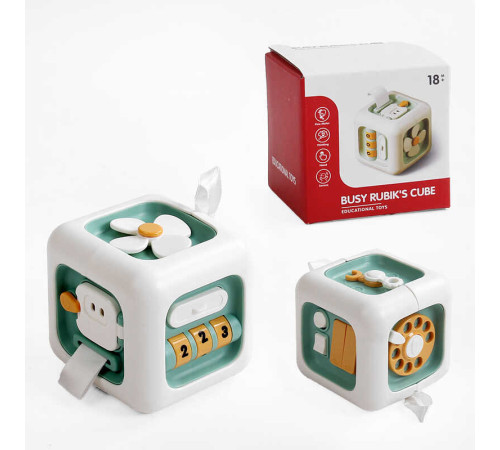 Гра YL 1022-16 D (140) 7 забавок, спінер, вмикач, диск телефона, люстерко, годинник, в коробці