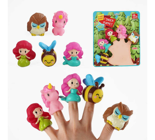 Пальчиковий театр SQ 22001-2 (240/2) 5 фігурок, на листі