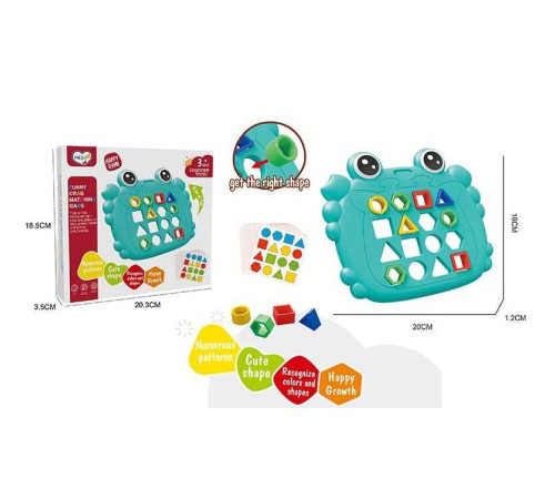 Логічна гра 368-12 (108) платформа, геометричні фігурки, картки із завданнями, в коробці