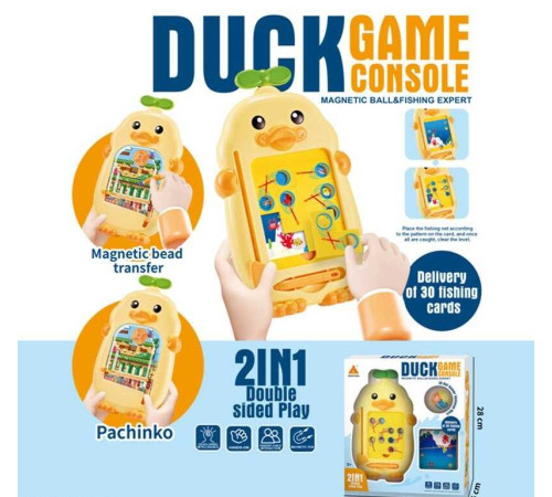 Логічна гра 60130 (48) магнітна гра, кулька-лабіринт, риболовля, картки з завданнями, в коробці