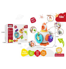 Розвиваюча гра 99-17 (120) “Космічна станція”, пискання, рухомі елементи, тріщання, заводні елементи, в коробці