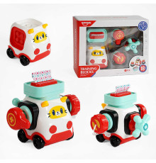 Бізіборд HE 8084 (36) 5 елементів, спінер, пискавка, серветниця, в коробці