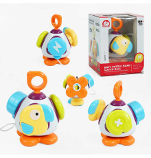 Бізіборд 1688-95 (144) “Пташка”, тріскачка, пискавка, спінер, в коробці