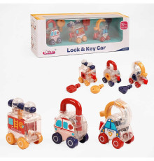 Набір машин 103 (24) 3 штуки, замки, ключі, в коробці