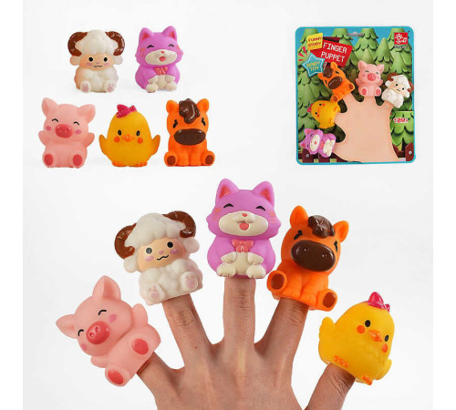 Пальчиковий театр SQ 22001-4 (240/2) 5 фігурок, на листі