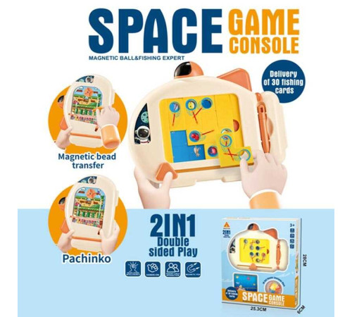 Логічна гра 60131 (48) магнітна гра, кулька-лабіринт, риболовля, картки з завданнями, в коробці