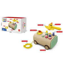 Магнітна гра XQS 2022 A (24/2) "Нагодуй пташку", каталка, магнітна гра, в коробці