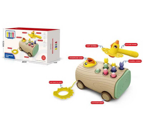 Магнітна гра XQS 2022 A (24/2) "Нагодуй пташку", каталка, магнітна гра, в коробці