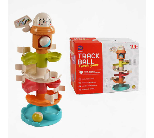 Гра з кульками RT 1502 (18) 2 кульки з гримаючими елементама, в коробці