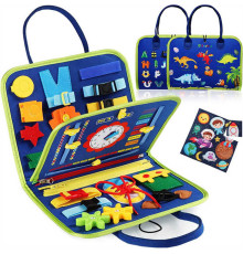 Логічна папка С 60514 (50) липучки, пальчикові ігри, фетрові елементи, у пакеті