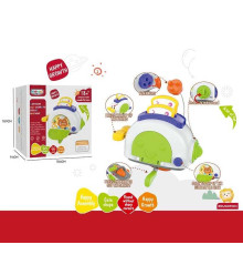 Бізіборд 99-24 (120) ”Тостер”, заводний механізм, 5 забавок, в коробці