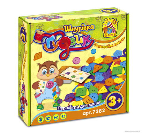 гр Гра - Шнурівка "Ґудзик" 7382 (12) "4FUN Game Club", у коробці гр Гра - Шнурівка "Ґудзик" 7382 (12) "4FUN Game Club", у коробці