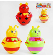 Неваляшка 6004 /6005/6006 (72/2) 3 види, комашка, світло, звук, у пакеті