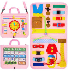 Логічна папка С 60521 (60) липучки, пальчикові ігри, фетрові елементи, у пакеті