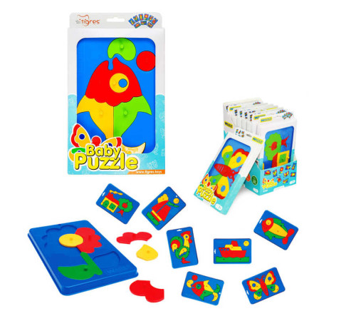 гр Іграшка розвиваюча "Baby puzzles" 39340 (30) "Tigres" гр Іграшка розвиваюча "Baby puzzles" 39340 (30) "Tigres"