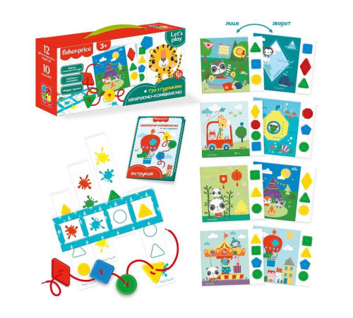 гр Гра з ґудзиками "Fisher Price.Шнуруємо-комбінуємо" VT2905-24 укр (12) "Vladi Toys"