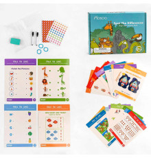 Логічна книжка С 47860 (36) 30 карток, 2 фломастери, наліпки, в коробці